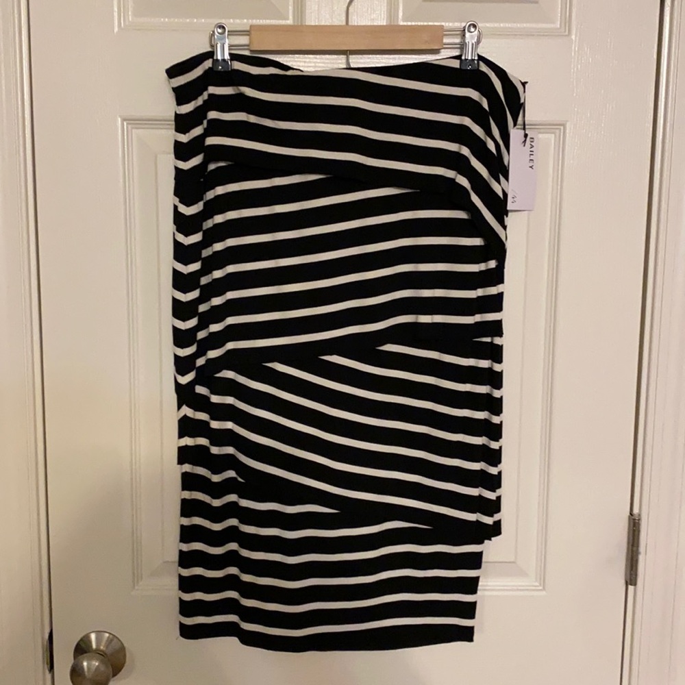 Bailey 44 Striped Pencil Skirt XL NWT